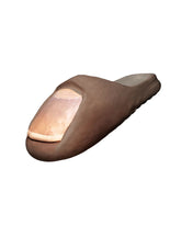 BRAVEST STUDIOS Brown Toe Slides at Gravity NYC